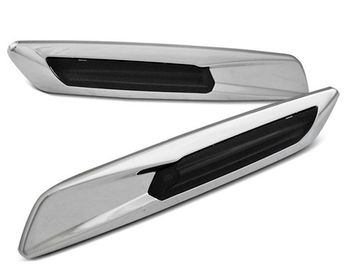 Повторители указателей поворота для BMW 5 / 3 / 1 LED Silver Smoke F10 Look