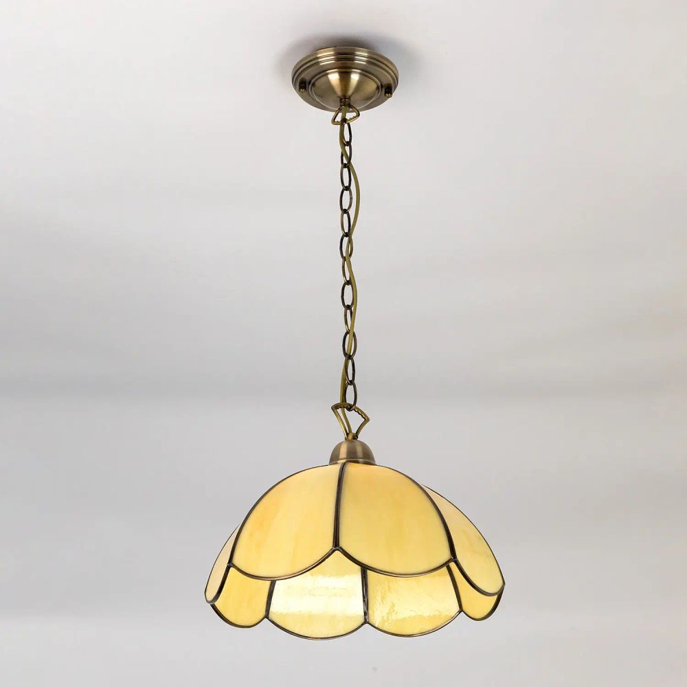 Citilux Познань CL443111 Подвесной светильник витражный Бронза