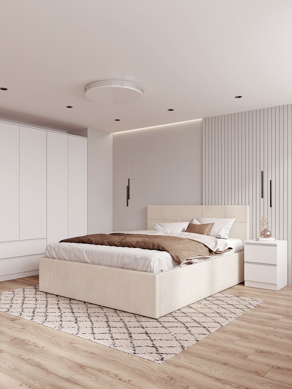 Кровать Квадро 1,6 Ваниль, ДСВ-Мебель, г. Пенза