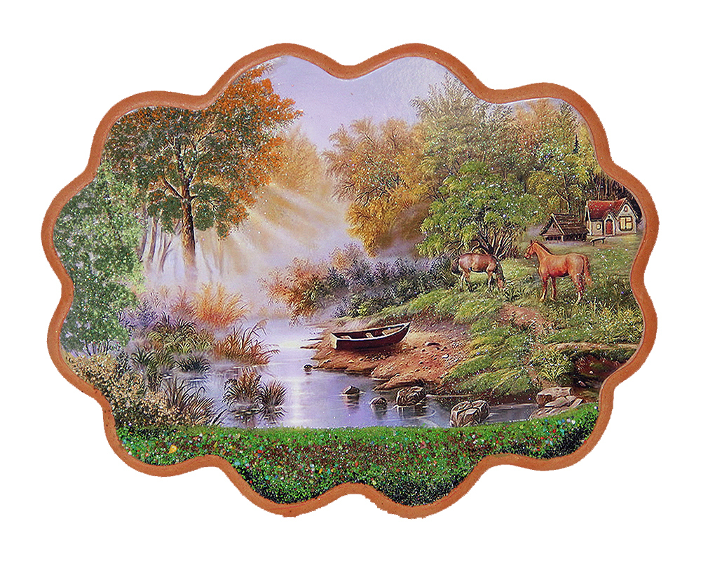 Пейзаж с лошадьми артикул 10187