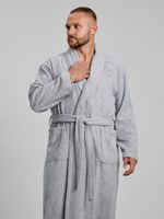 Халат мужской Комфорт-4 Виотекс СВЕТЛО-СЕРЫЙ