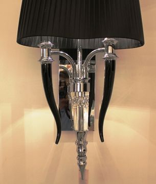 wall lamp  Visionnaire Esmeralda Chandelier- Ipe cavalli ( black + silver  )