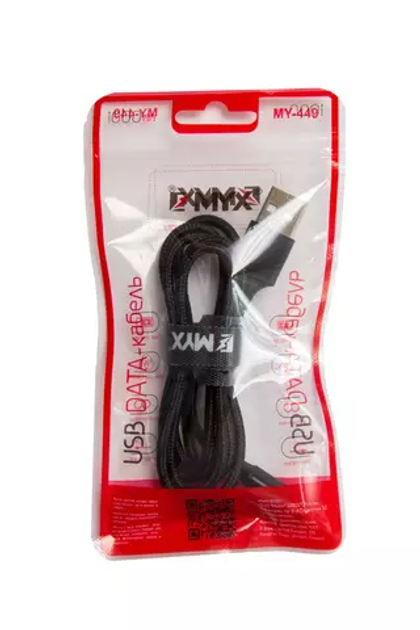 USB cable micro 1m (MY-449) EMYX 2.4А black