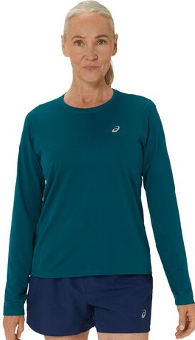 Женская теннисная футболка (dł. Рукава) Asics Core Long Sleeve Top - rich teal