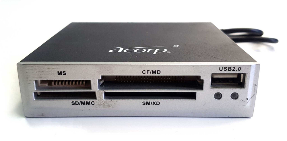 Картридер 3.5" ACORP CRIP200-B.