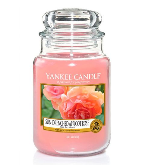 Ароматическая свеча Солнечная абрикосовая роза, Yankee Candle