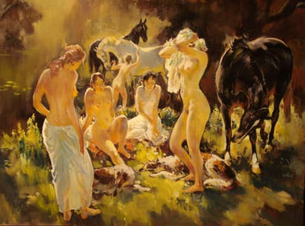 Бастрыкин Виктор Васильевич (род. 1954) - эротическое искусство русского художника