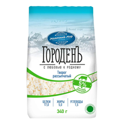 Творог Молочный Мир 5% 340 гр