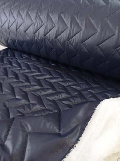 Стежка курточная (нитка), цвет- Синяя (Нави), 1м