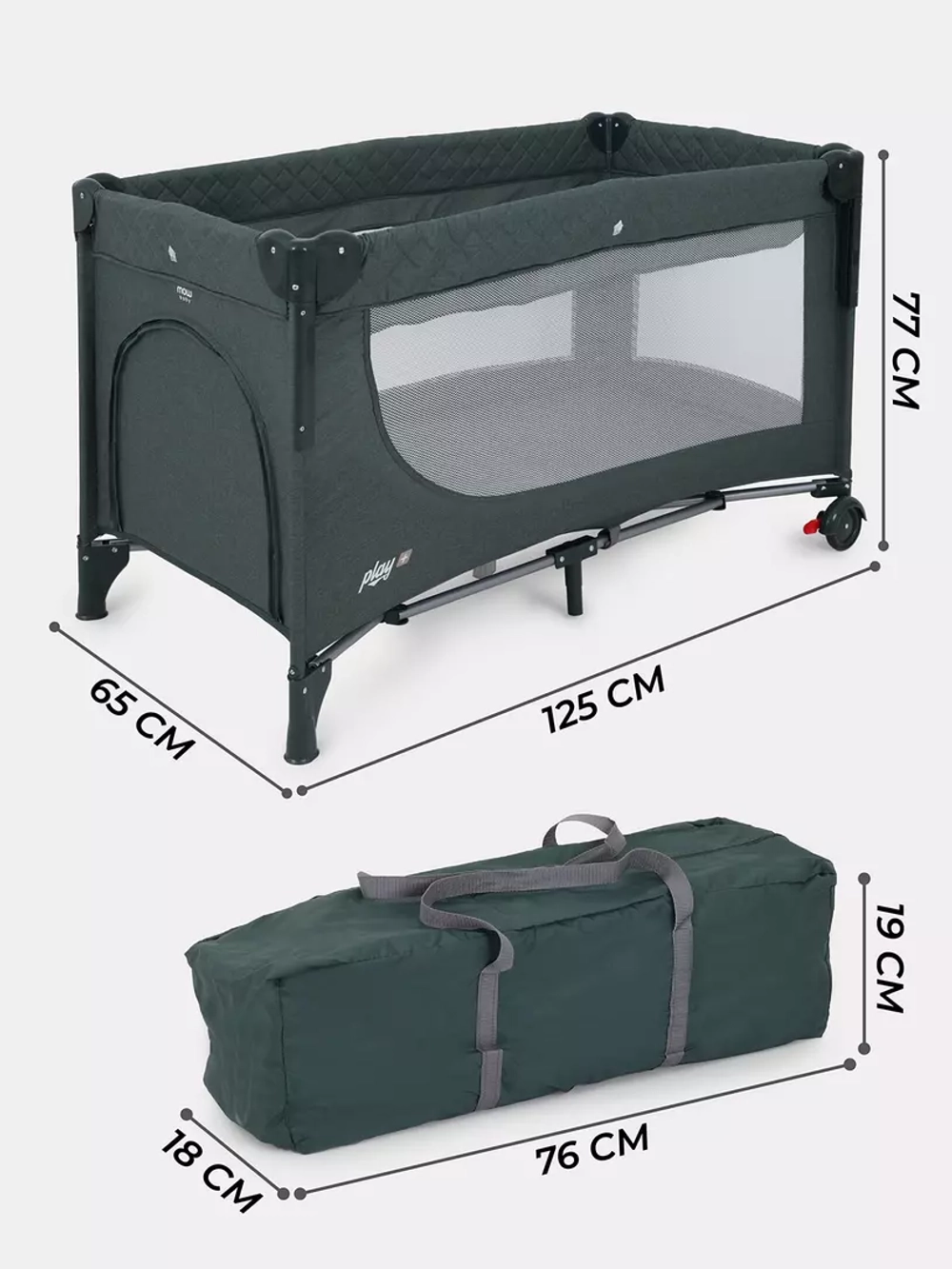 Манеж MowBaby Play Plus