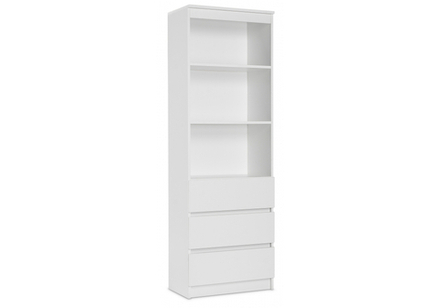 Стеллаж Woodville Мадера М600 лдсп белый