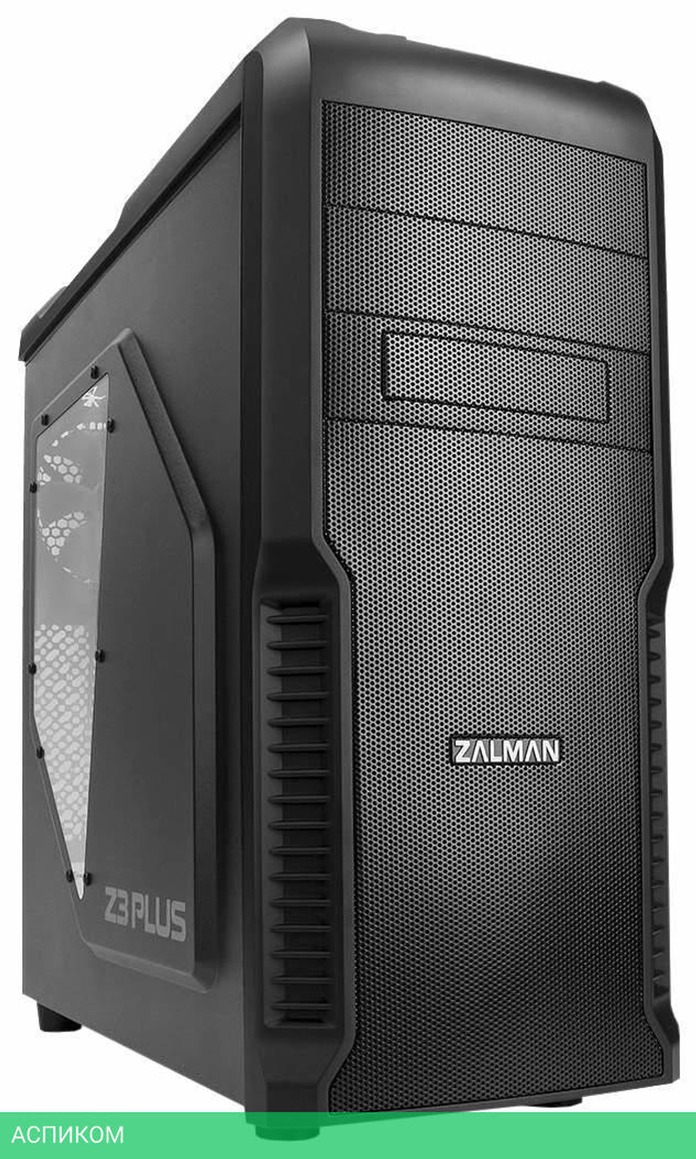 Корпус Zalman Z3 Plus ATX без БП Black