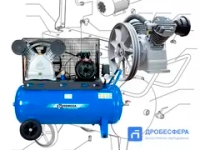 Поршневой компрессор: конструкция, принцип работы