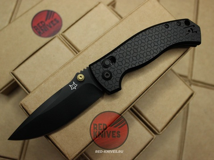 Нож FOX Knives FX-560 ANZU BLACK А+++ - черная рукоять, черный клинок