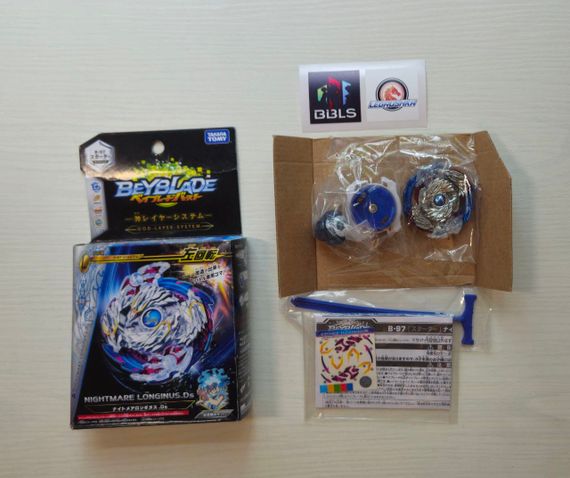 Волчок и лаунчер Nightmare Longinus Destroy B97 от Takara Tomy