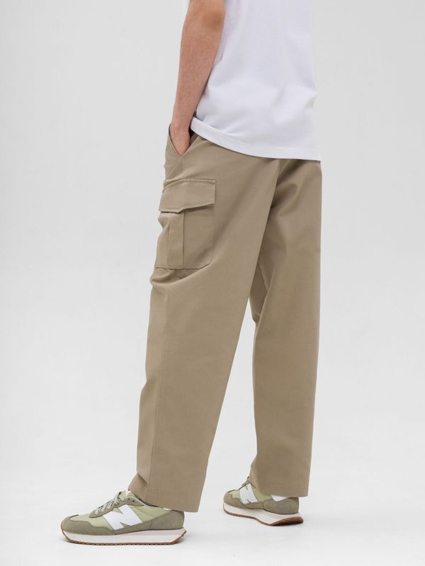 Брюки Карго Long Бежевые - фото 2
