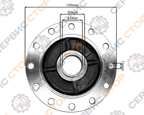 Крышка корпуса дифференциала 244