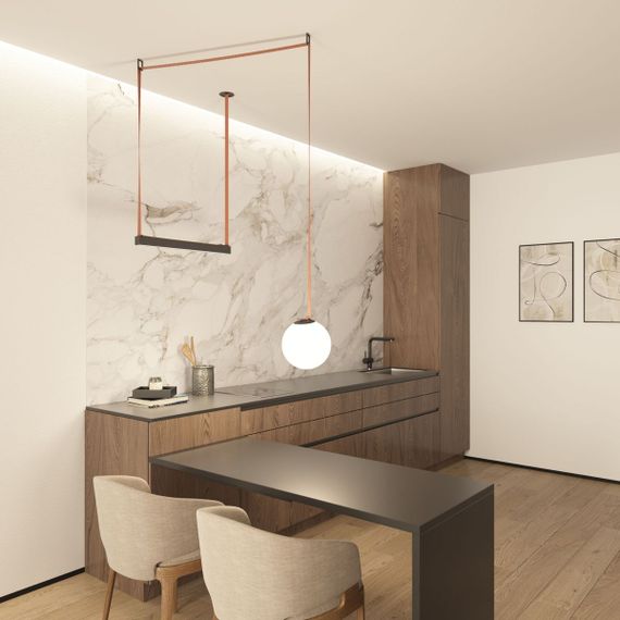 Трековый светильник Denkirs Belty Linear DK5576-BK