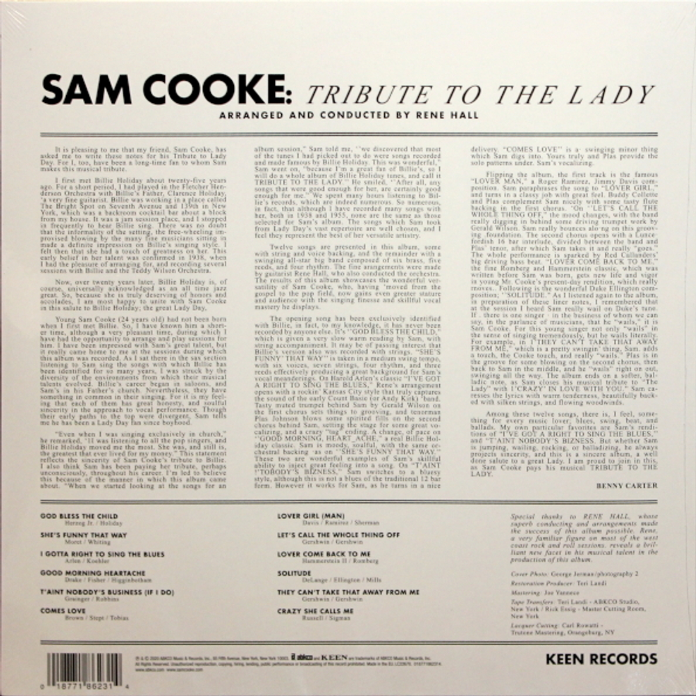 Sam Cooke / Tribute To The Lady (LP)