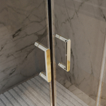 Душевая дверь Azario Tokyo раздвижная 170х195, толщина полотна 6мм , цвет профиля хром