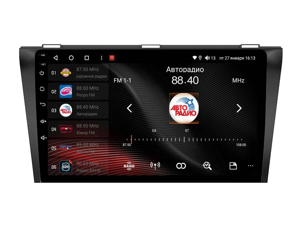 Магнитола для Mazda 3 2003-2009 - Vaycar VA41-0161 на Android 13, 8-ядер, 4G SIM-слот