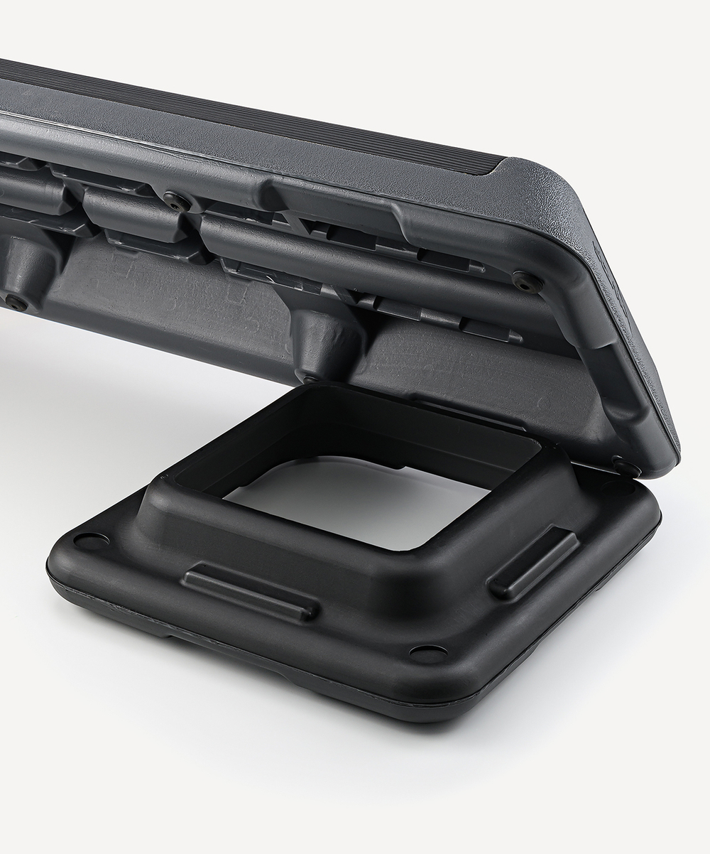 Степ-платформа быстросборная SP-205 108х41,5х20 см, обрезиненная, 3-х уровневая