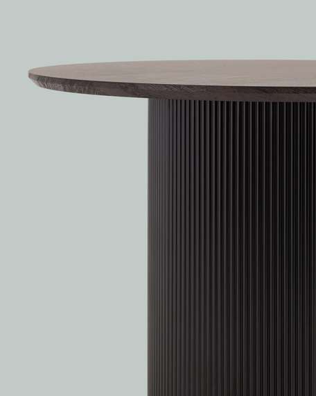 Стол Ballet Ø100 см, темное дерево