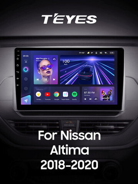 Teyes CC2 Plus 9" для Nissan Altima 2018-2020