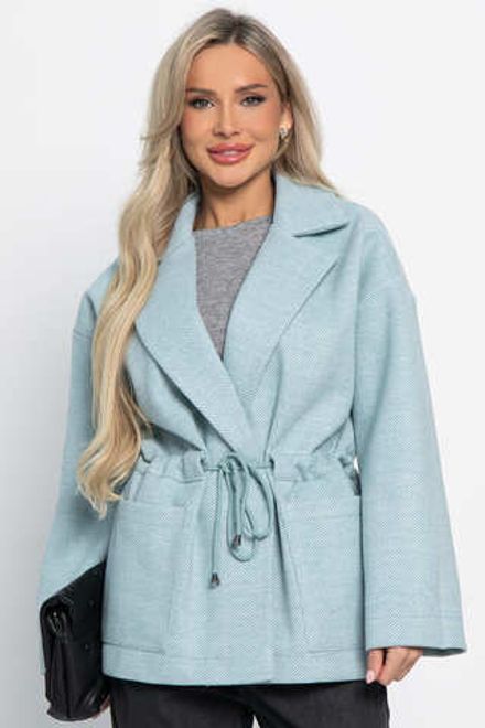 Пальто-пиджак (голубой) Б15087-7М LT Collection