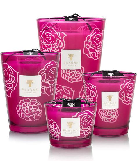 Burgundy, свеча Collectible Roses MAX 16, Baobab Collection