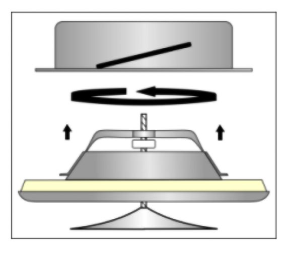 Диффузор (анемостат) металлический приточный DEC DVS-P 160 мм (Нидерланды)