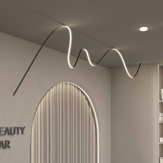 Профиль Arlight ARH-Bent-W11-2000 Anod Black 039583