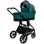 Коляска 4 в 1 Sweet Baby Stella + автокресло Elegante Plus с базой i-Size ISOFIX DK780 Green