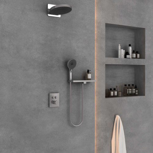 Душевой комплект Vincea Inspire VSFW-3I21T1RCH встраиваемый, термостатический, 2 режима, хром