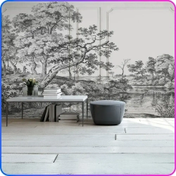 Фотообои на стену Деревья 400х270 см Luxury Walls AM38704