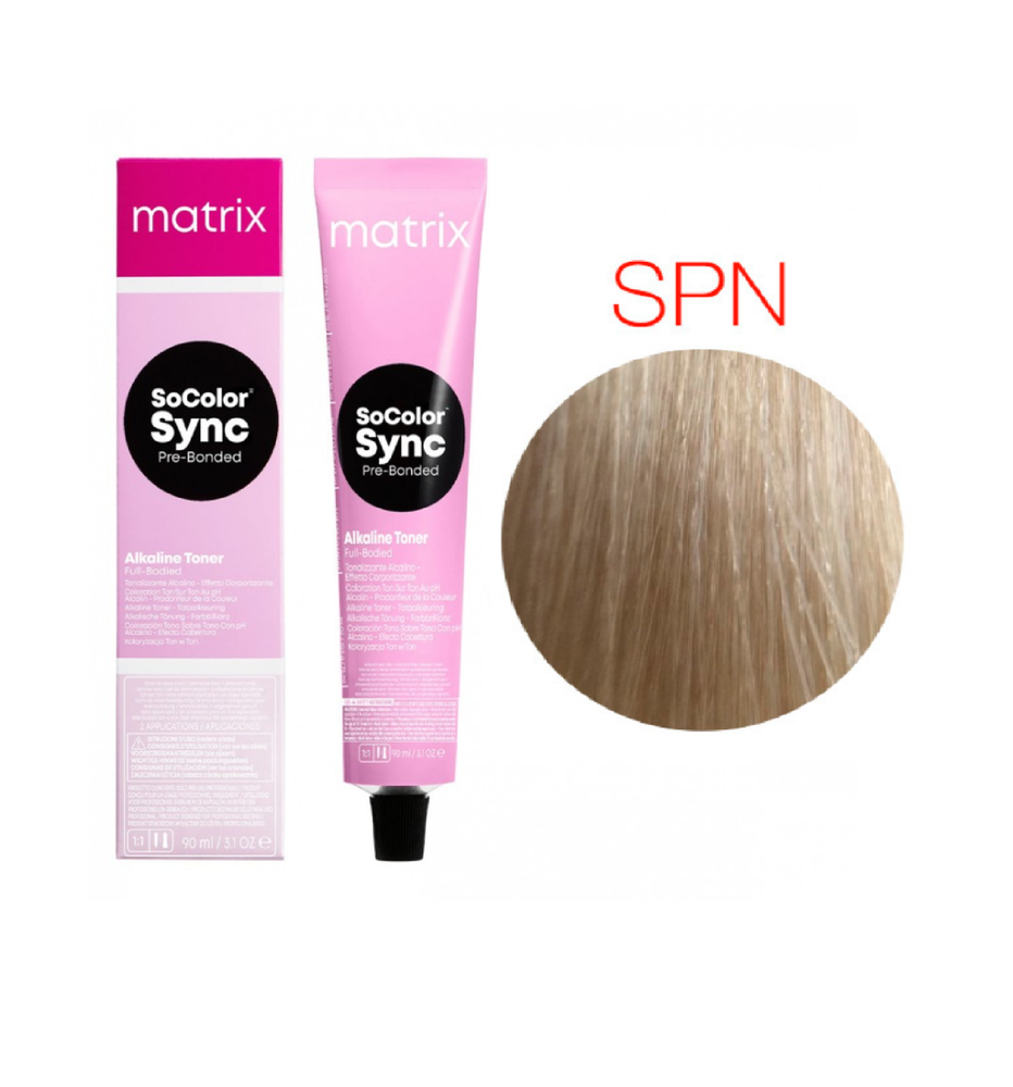 MATRIX SoСolor Sync Pre-Bonded крем-краска для волос без аммиака 90 мл SPN пастельный натуральный