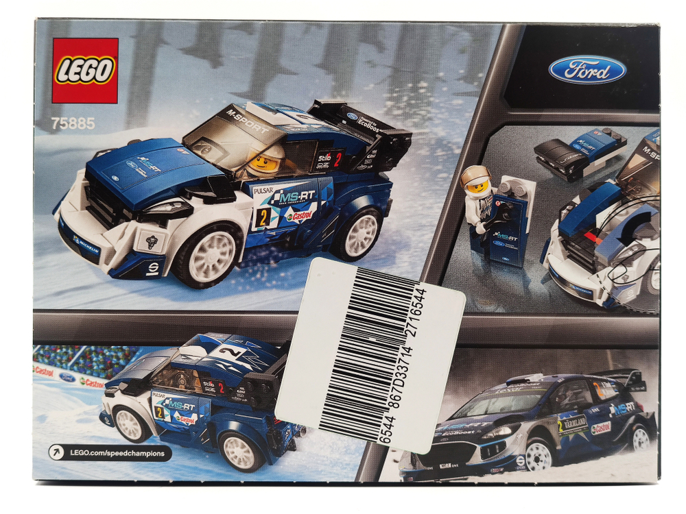 Конструктор LEGO 75885 Форд Фиеста М-Спорт WRC