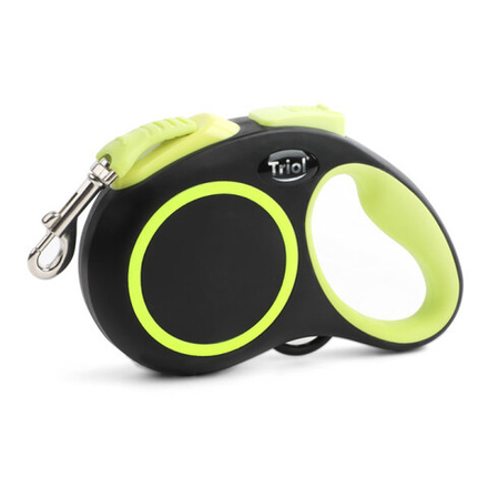 Поводок-рулетка для собак  Urban Neon L, 5м до 50кг, лента, черный, шт