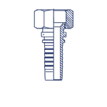 Фитинг DN 25 DKI (Г) 42x2 накидная гайка