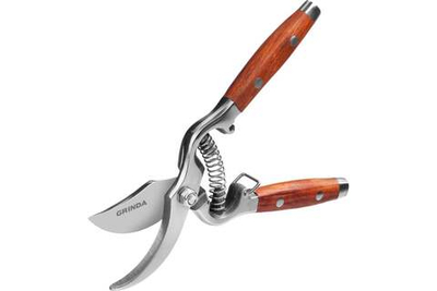 Плоскостной секатор Grinda PRO Line из нержавеющей стали 423415