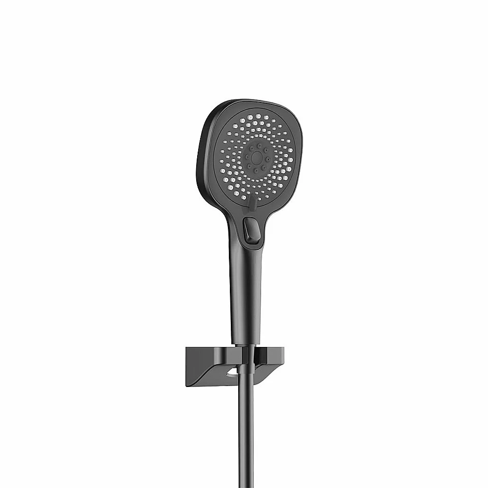 Душевая система Vincea Inspire VSFS-3I13TGM вороненая сталь