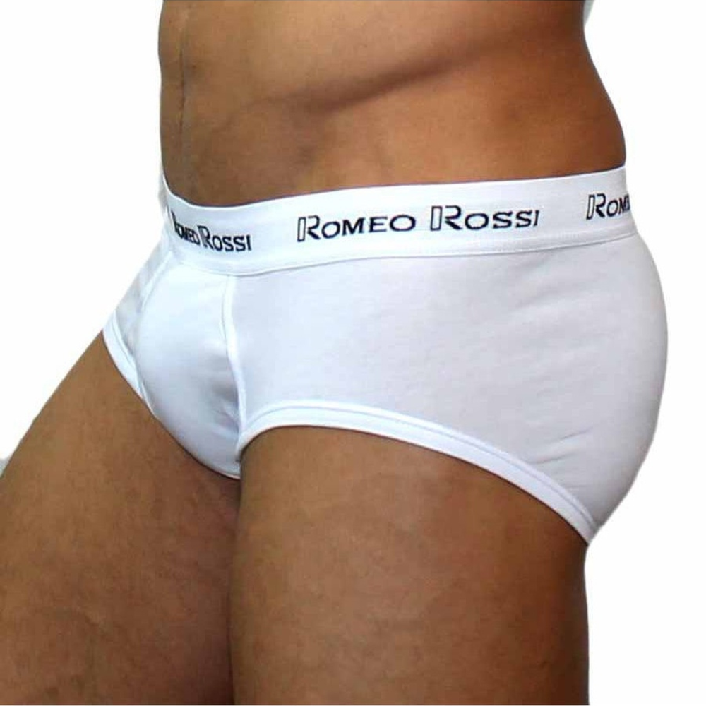Мужские трусы брифы белые Romeo Rossi RR366-1 Brief