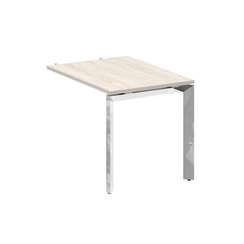 Onix Direct Lux Брифинг-приставка П-обр. м/к M-O.MP-BR-9 Денвер Светлый/Нержавеющая Сталь/Хром 980*7