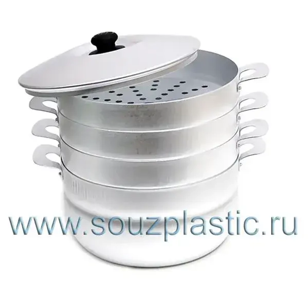 Мантоварка 6л (3 сет.) КАЛИТВА (алюминий)