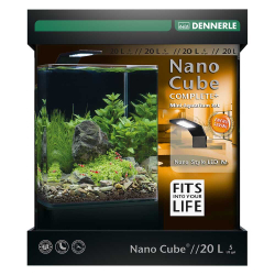 Dennerle NanoCube 20 Complete Plus Style - аквариум нано-куб с расширенным комплектом 20 л