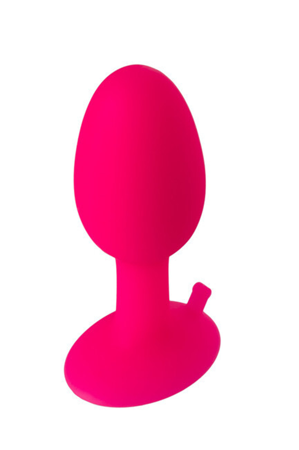 Небольшая силиконовая пробка Popo Pleasure со смещенным центром тяжести (7 см) (Цвет: ярко-розовый)