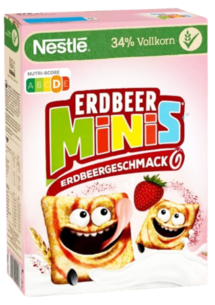 Сухой завтрак Nestle Minis Strawberry