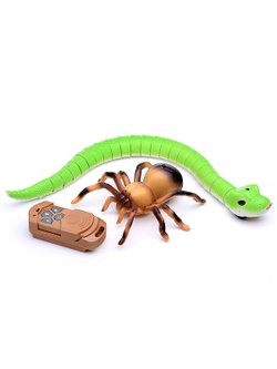 Игрушка радиоуправляемая Паук со змеей (8906)