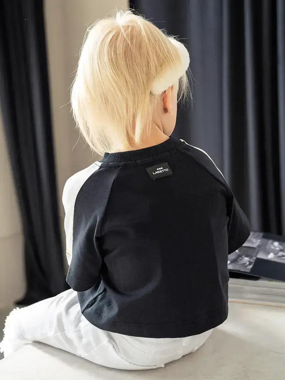 Футболка детская черная