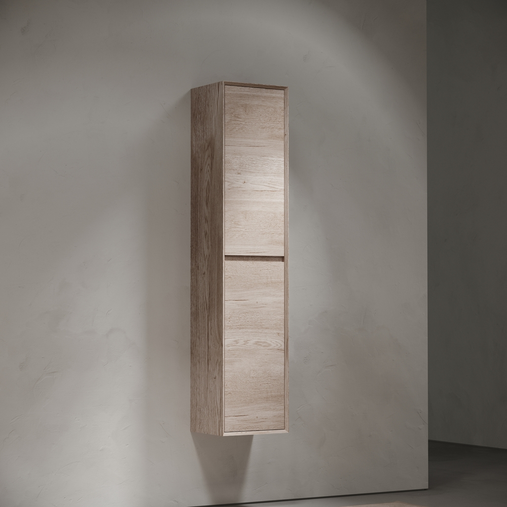 Шкаф-пенал Marmi 1.0, Marmi 2.0 подвесной, дуб галифакс натуральный 350х300х1600